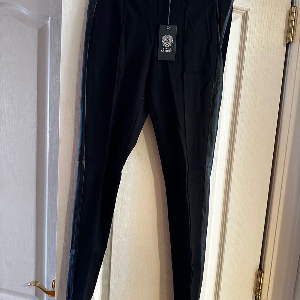 Faux Leather side details
Black
Size 2